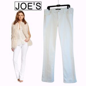JOE's NEW Y2K Retro Justen Boot Cut White Skinny Denim Jean 32